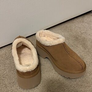 UGG Women's Brown Shearling Mules